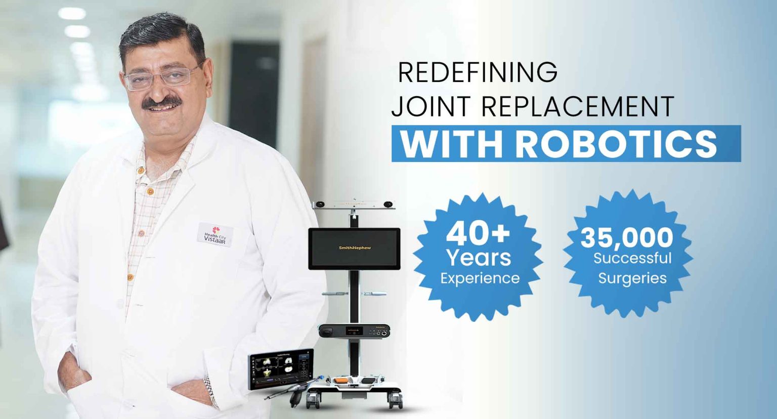 Robotic Joint Replacement in Lucknow | Dr. Sandeep Kapoor